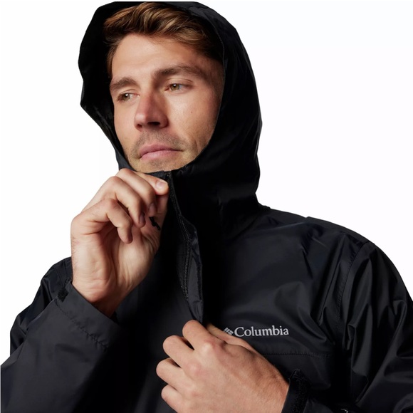 Columbia Waterproof Windbreaker Black Size XXL - Picture 3 of 10